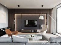 现代风格家居装修装饰室内设计效果-A8093-1