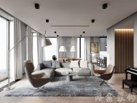 现代风格家居装修装饰室内设计效果-A8093-2