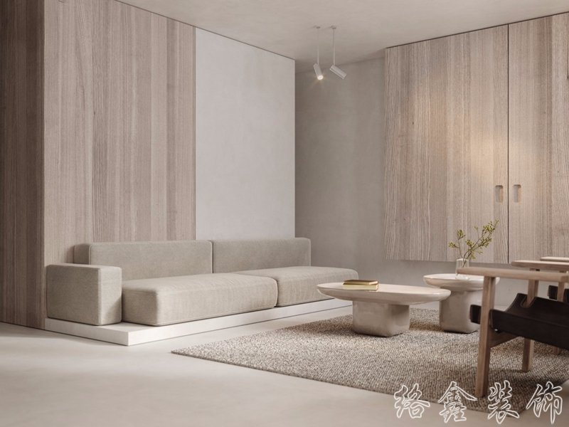 现代清新家居装修装饰室内设计效果-E310